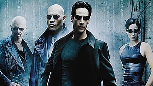 Matrix movie wallpaper, movies, The Matrix, trinity (movies), Keanu Reeves HD wallpaper