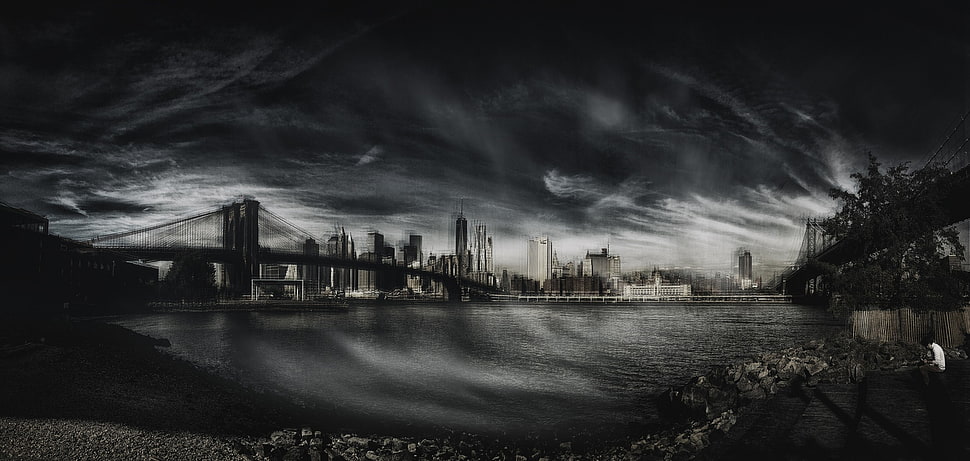 landscape, photography, panoramas, New York City HD wallpaper