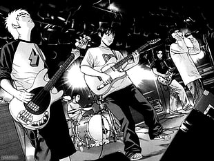 anime band graphic, Beck, Tanaka Yukio, Minami Ryuusuke, Chiba Tsunemi HD wallpaper