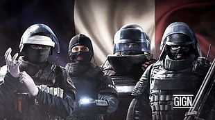 men in military vests, Rainbow Six: Siege, Tom Clancy's, Ubisoft, video games