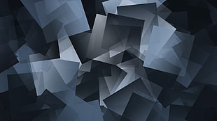 white and black wooden table, rave, cube, abstract, geometry