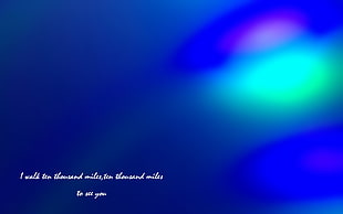 See you, Blue, Gradient, HD