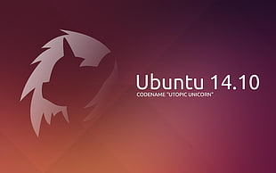 Ubuntu 14.10 logo, Linux, Ubuntu, artwork