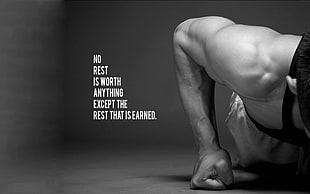 no rest is worth anything except the rest that i earned HD wallpaper