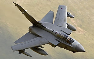 gray jet fighter, Panavia Tornado, jet fighter, airplane, aircraft HD wallpaper