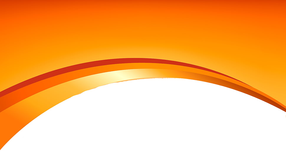 orange illustration HD wallpaper
