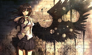 female anime character, anime, fan art HD wallpaper