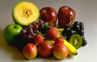 several assorted fruits