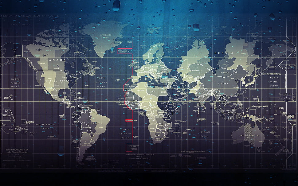 world map HD wallpaper
