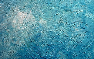 blue painted surface