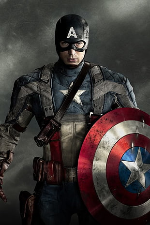 illustration of Captain America suit