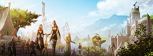 online RPG game application poster