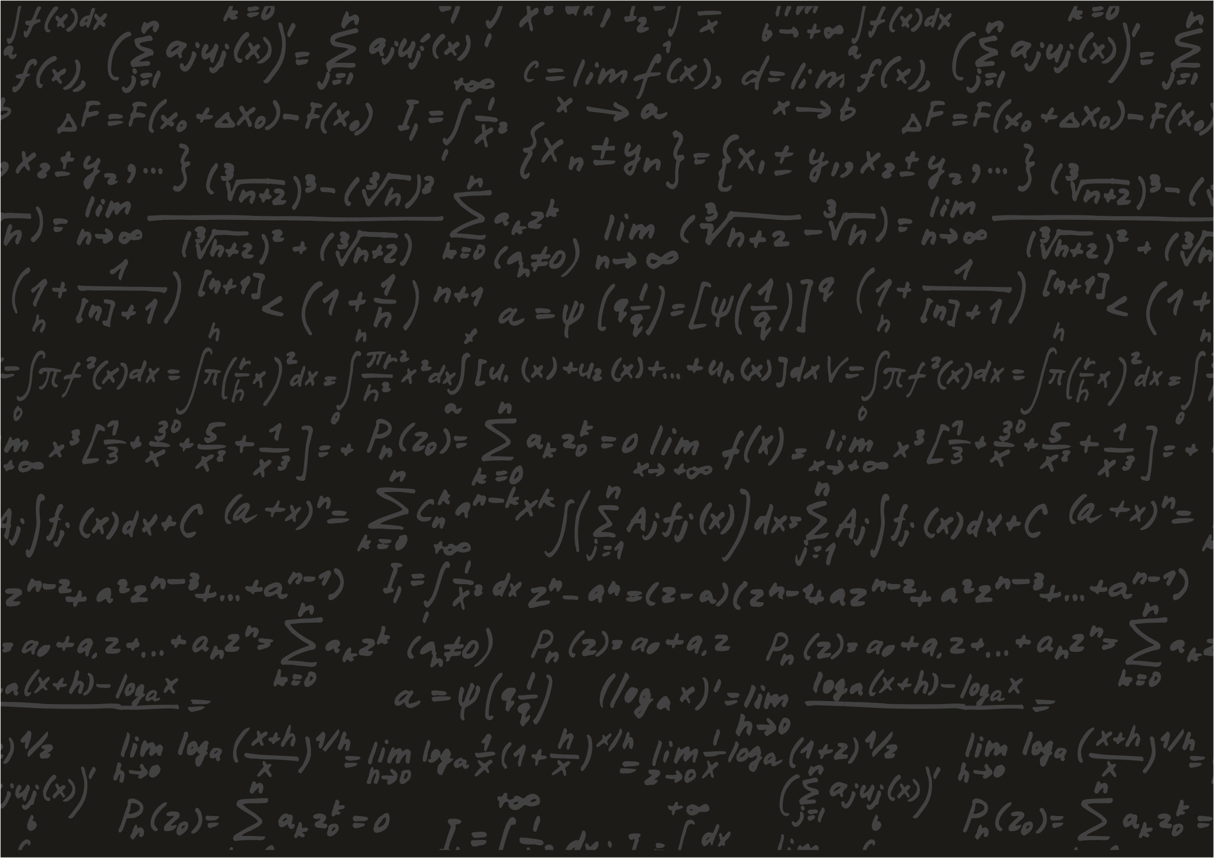 Mathematical Equation Illustration Hd Wallpaper Wallpaper Flare