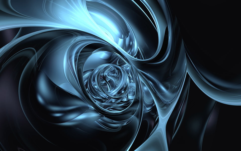 gray and black abstract illustration HD wallpaper