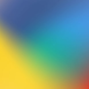 Gradient, Blue, Yellow, HD HD wallpaper