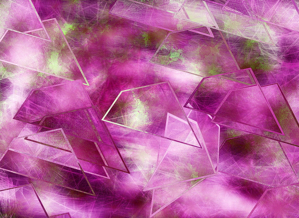 pink and purple floral textile HD wallpaper