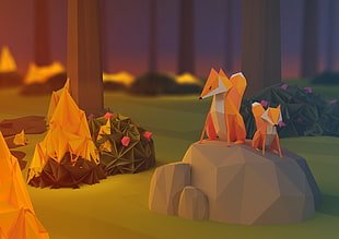 wolf Origami