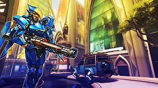 game application wallpaper, Overwatch, Blizzard Entertainment, video games, livewirehd (Author)