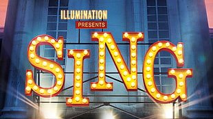 Illumination Presents Sing cutaway decor with LED lights