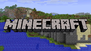 Minecraft logo illustration