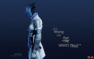 Alien Is it wrong that part of me want's this? quote illustration HD wallpaper