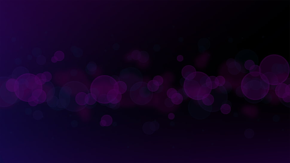 bokeh art, circle, bokeh, dark, violet HD wallpaper
