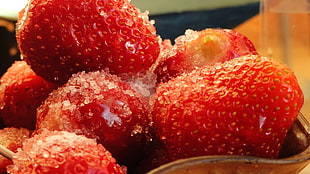 photography of strawberries