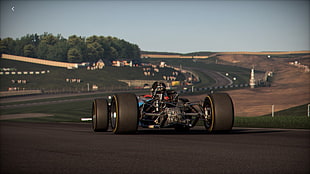 black F1 sports car, Lotus49, Project cars