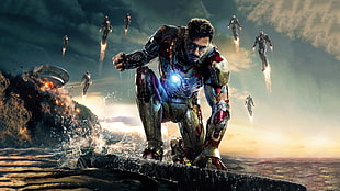 Iron man 3 digital wallpaper HD wallpaper