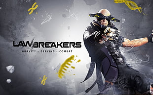 Law Breakers Gravity Defying Combat poster HD wallpaper