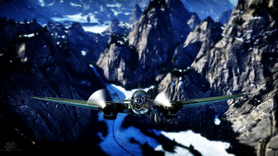 gray plane, War Thunder HD wallpaper