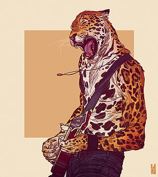 leopard illustration