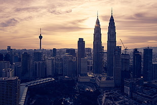 Petronas Tower, Malaysia, city, cityscape, skyscraper, Malaysia HD wallpaper