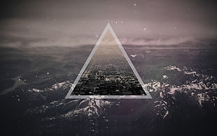 areal photo of city HD wallpaper