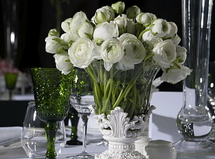 white rose bouquet HD wallpaper