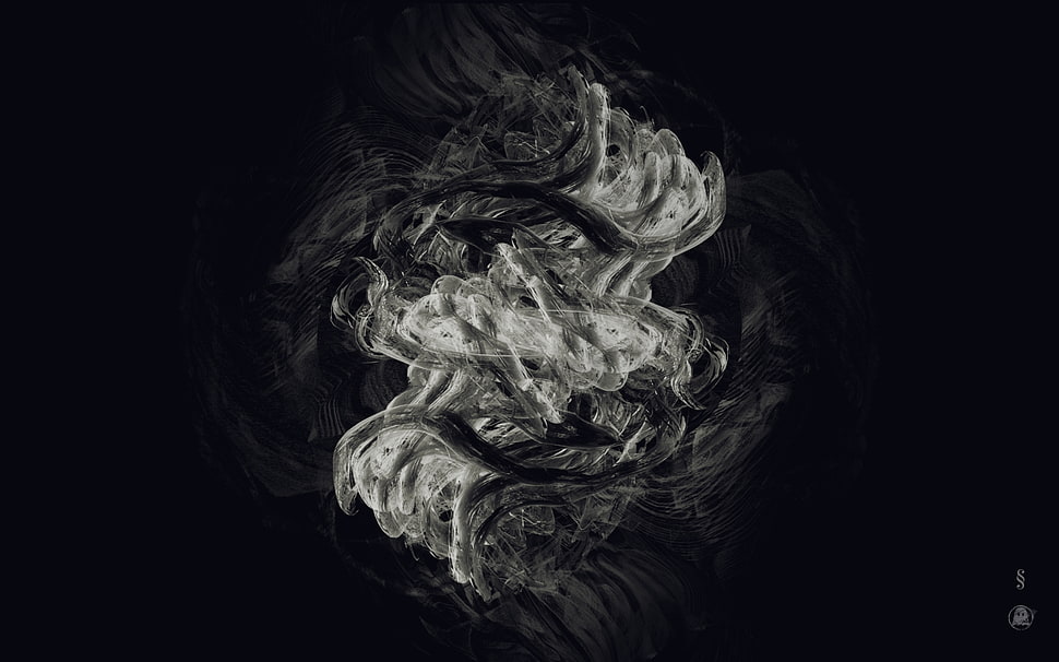 gray smoke wallpaper HD wallpaper