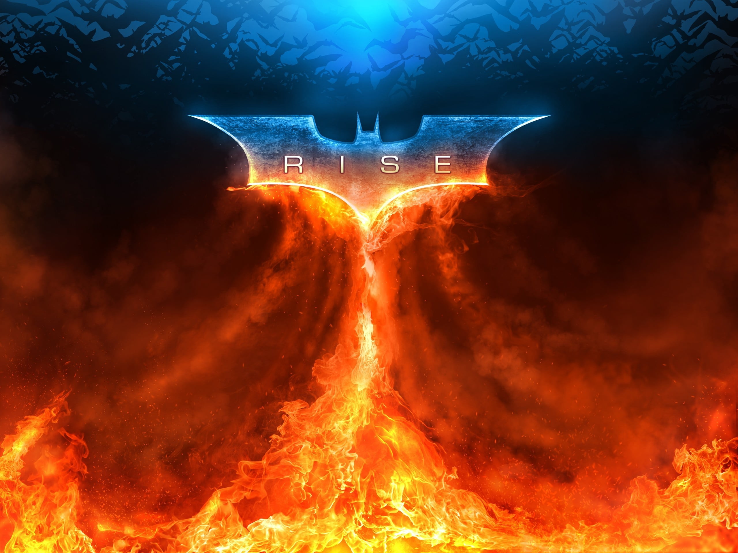 Batman Rise digital wallpaper, The Dark Knight Rises, Batman, movies