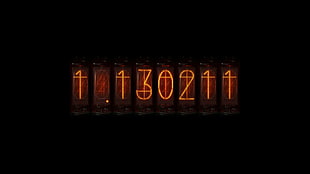 1.130211 text, Steins;Gate, anime, time travel, Divergence Meter HD wallpaper