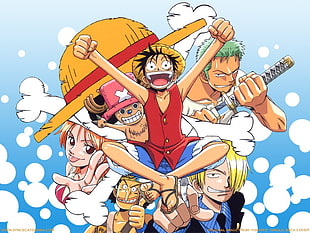 One Piece wallpaper, One Piece, anime, Monkey D. Luffy, Tony Tony Chopper HD wallpaper