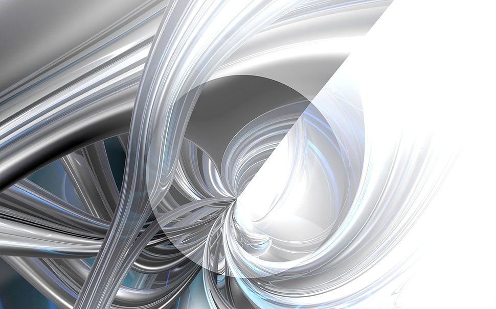 gray and white abstract illustration HD wallpaper