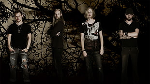 four-member male band poster