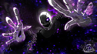 anime character wallpaper, Undertale, W.D Gaster, indie games