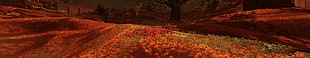 red and black floral area rug, SWTOR, The Old Republic, Quesh, triple screen HD wallpaper