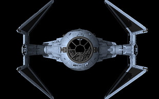 white X-Wing fighter, Star Wars, TIE Interceptor HD wallpaper
