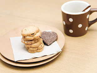cookies on white ceramic plate