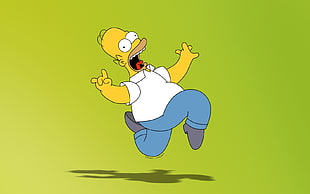 Homer Simpson digital wallpaper, The Simpsons, Homer Simpson, cartoon HD wallpaper