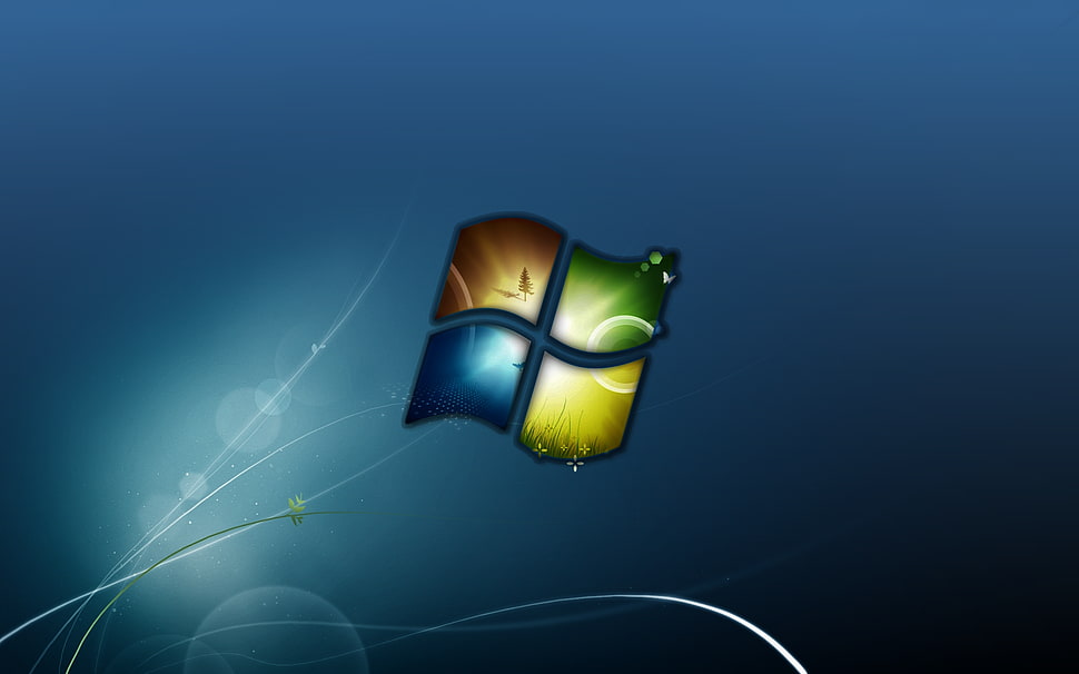Windows logo illustration HD wallpaper
