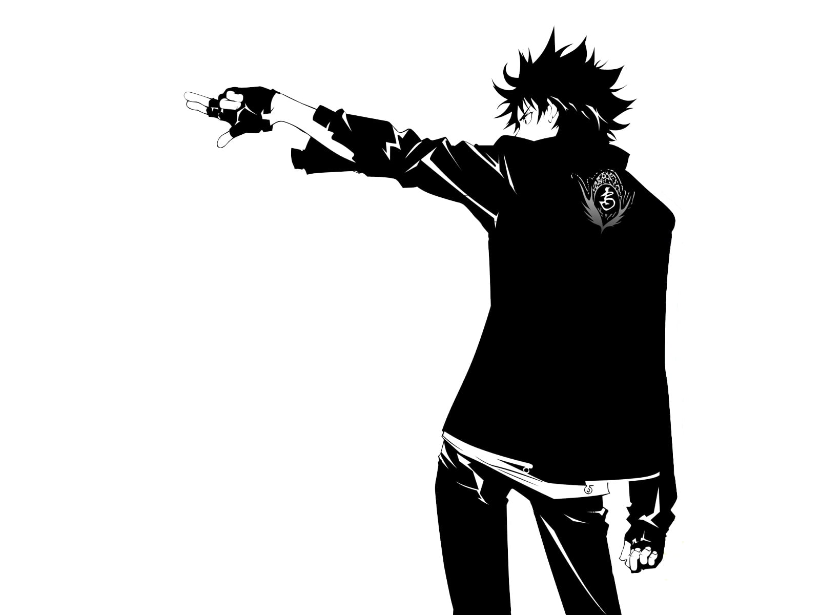 Boy In Black Jacket Anime Sketch Hd Wallpaper | Wallpaper Flare