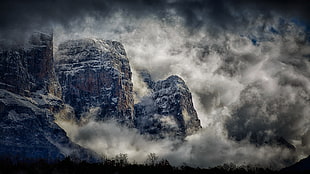 mountain ranges, nature, photography, landscape, mountains HD wallpaper