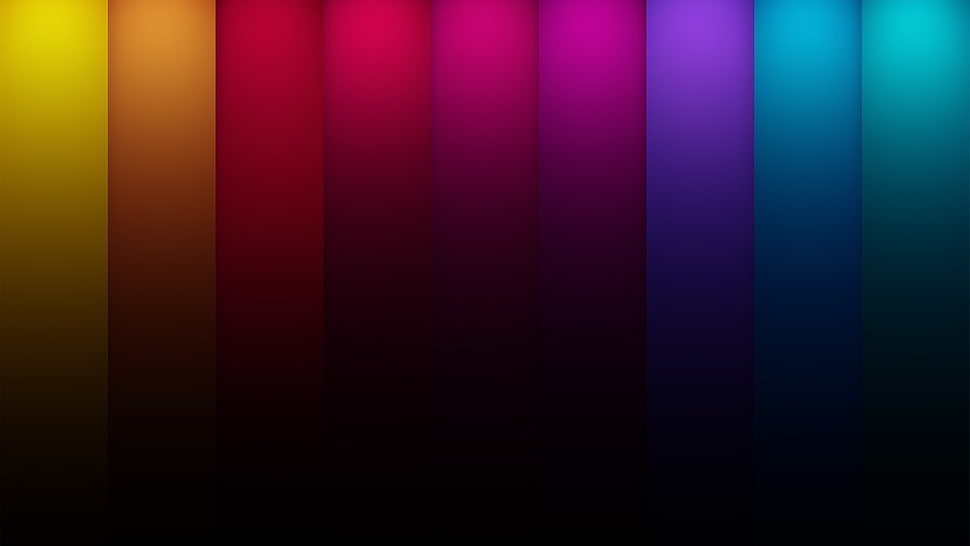 rainbow color graphic wallpaper HD wallpaper